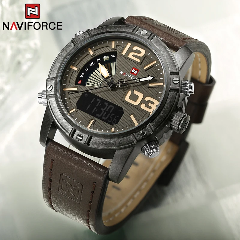 Luxury Watch Magazine - NAVIFORCE Top Brand Men Watch Multifunction
