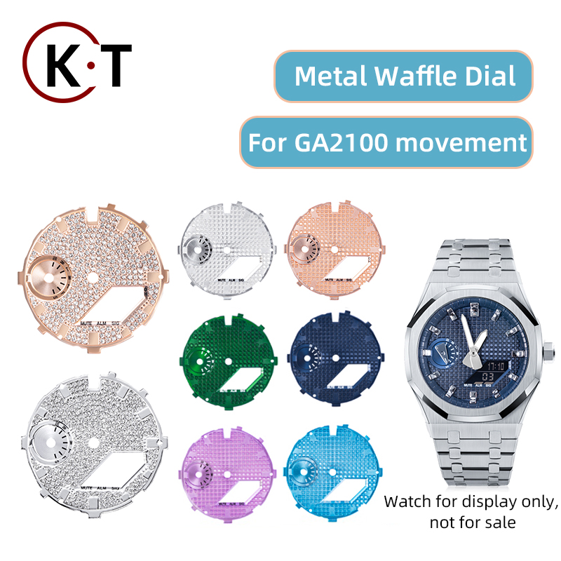 Casiok Waffle Face dial mod Wa - Casio Watch G-Shock Ga-2100 review and price