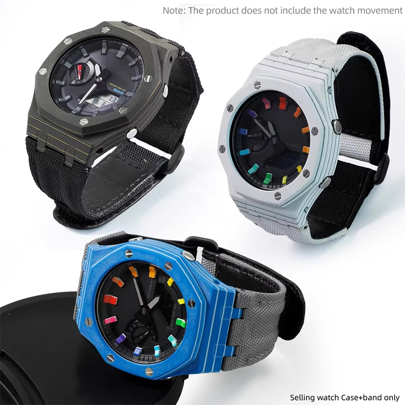 GA2100 GM2100 Mod Kit Carbon F - Casio Watch G-Shock Ga-2100 review and price