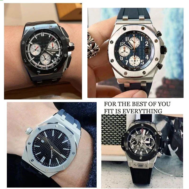 Silicone Rubber Watch Strap fo - Audemars Piguet Watch Royal Oak review and price