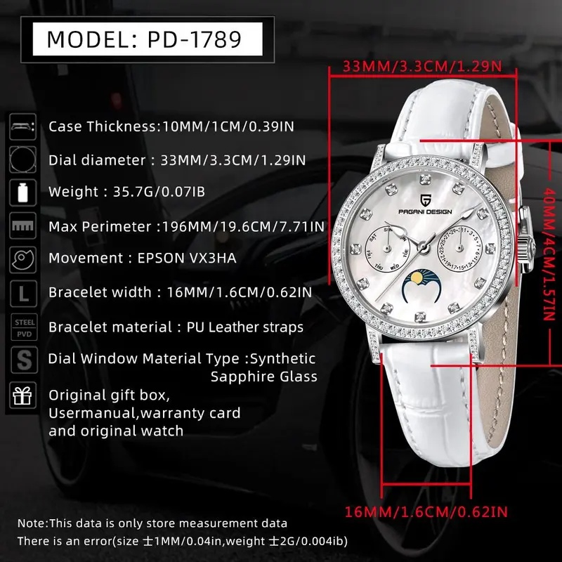 PAGANI DESIGN 1789 Quartz Watc - Luxury Watch Top 10 review and price