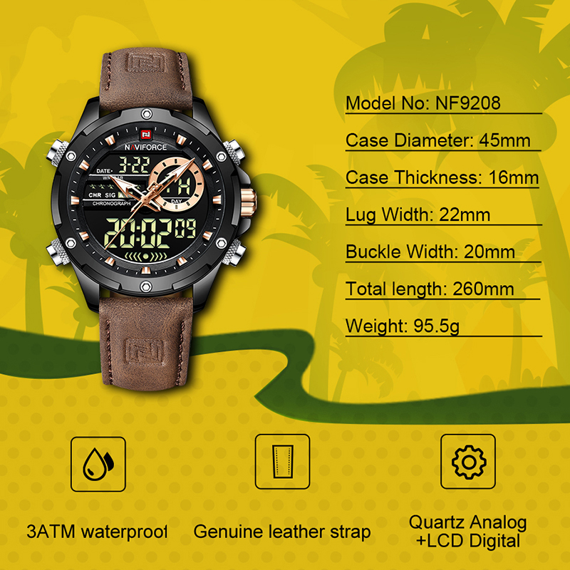 New NAVIFORCE Men Watches Quar - Luxury Watch Magazine review and price